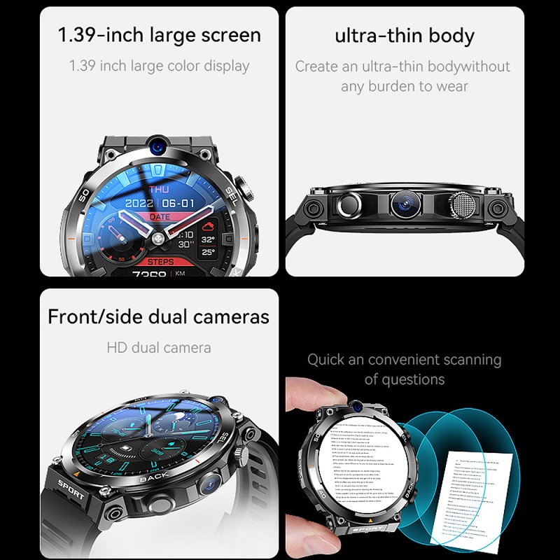 ساعت هوشمند سیمکارت خور مدل H10 Amoled