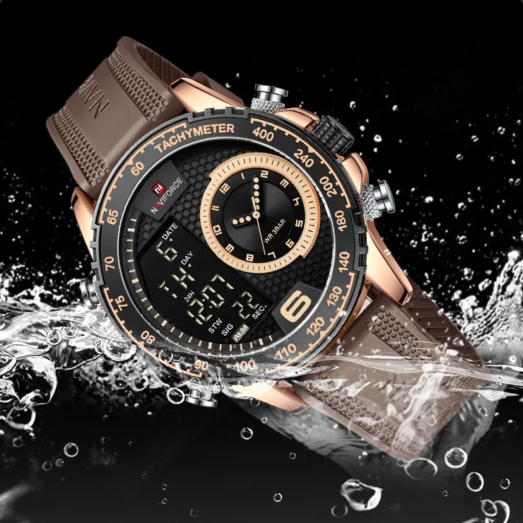 ساعت مچی عقربه‌ای مردانه نیوی فورس مدل NF9199RGBCE