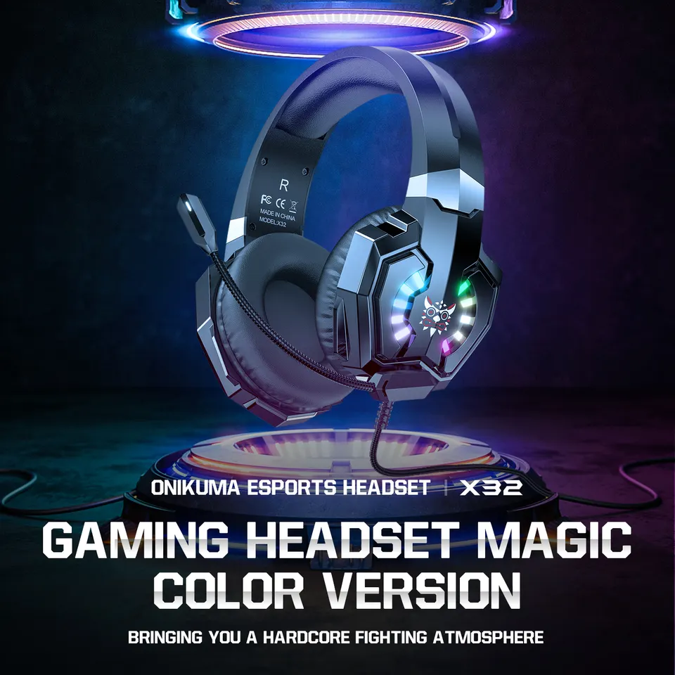 هدست مخصوص بازی اونیکوما مدل X32 RGB هدست مخصوص بازی اونیکوما مدل X32 RGB