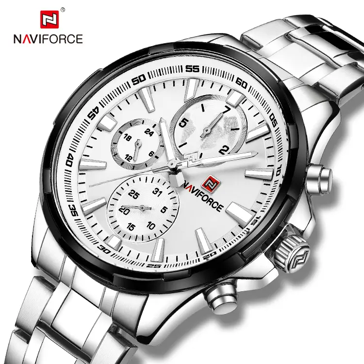 ساعت مچی عقربه‌ای مردانه نیوی فورس مدل NF9089SW