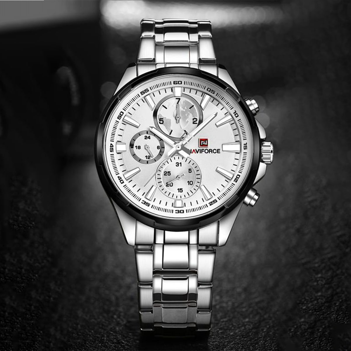 ساعت مچی عقربه‌ای مردانه نیوی فورس مدل NF9089SW