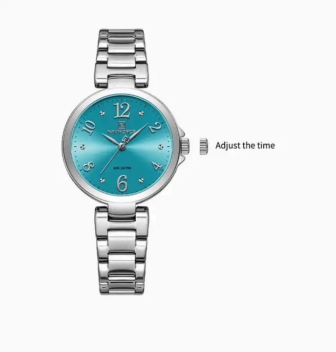 ساعت مچی عقربه‌ای زنانه نیوی فورس مدل NF5031SLBE