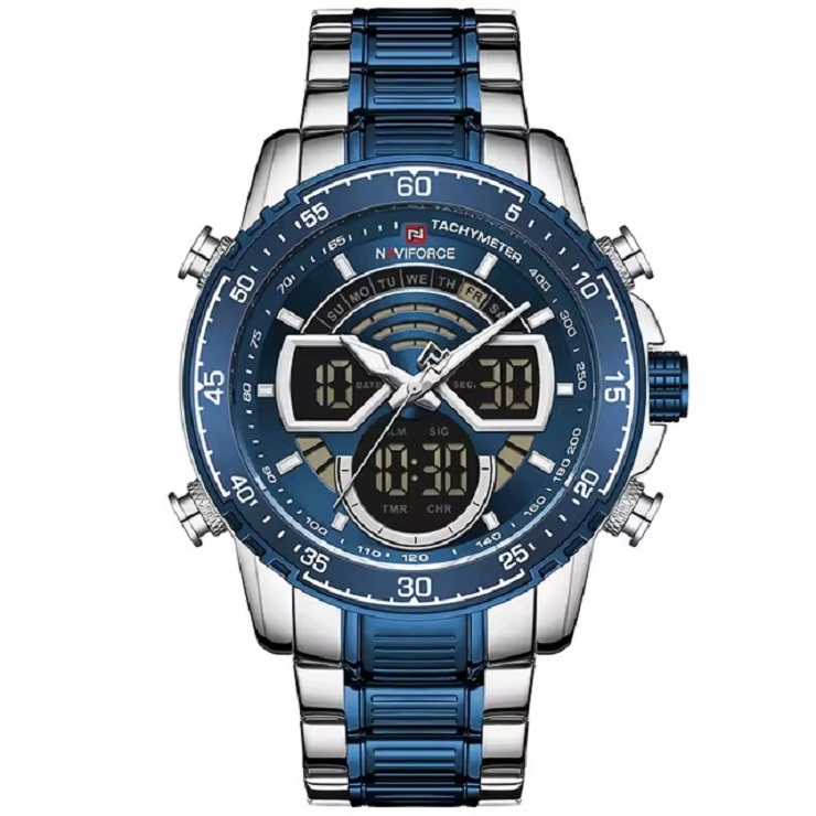 ساعت مچی عقربه‌ای مردانه نیوی فورس مدل NF9189SBE