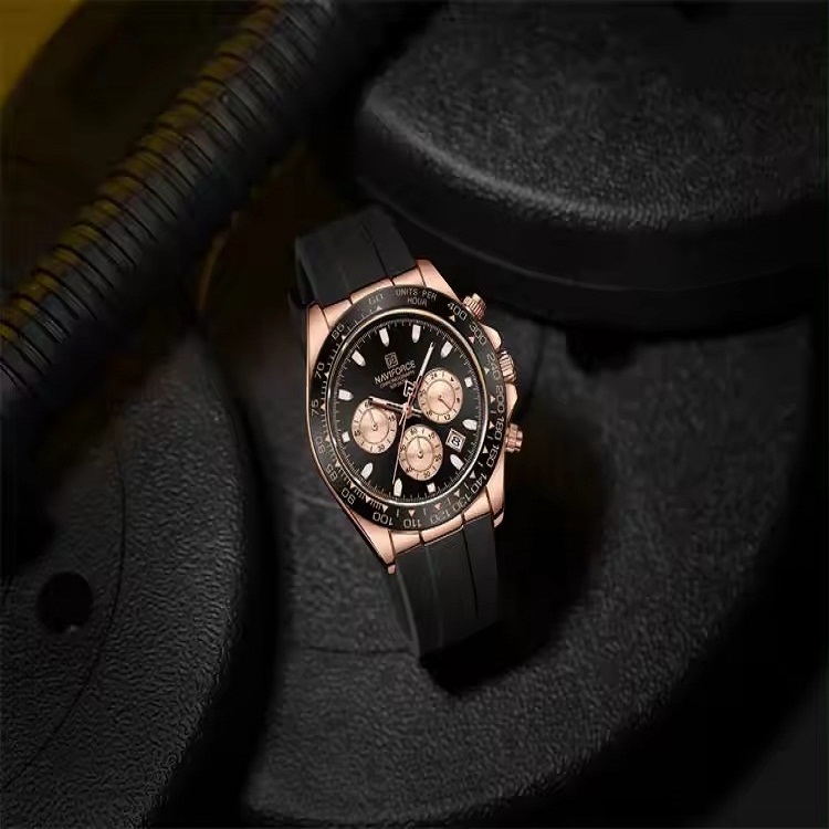 ساعت مچی عقربه‌ای مردانه نیوی فورس مدل NF8054RGBB