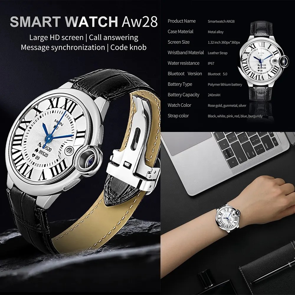 ساعت هوشمند مدل AW28 ساعت هوشمند مدل AW28