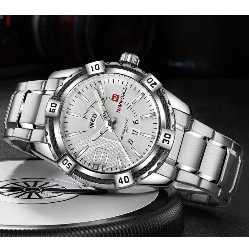 ساعت مچی عقربه ای مردانه نیوی فورس مدل NF9117 SW