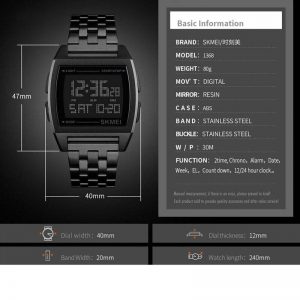 ساعت مچی دیجیتال اسکمی کد 1368G